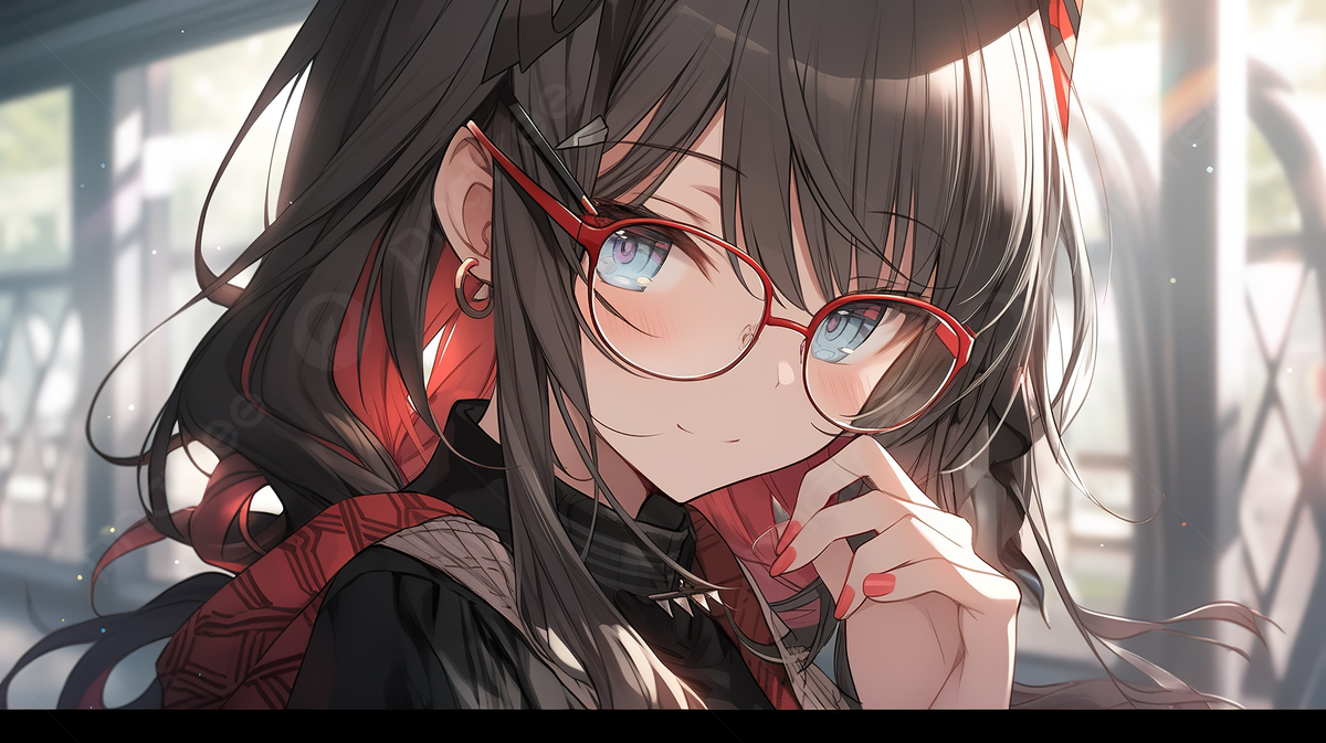ali juan recommends girl with glasses anime pic
