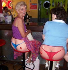 clare rutledge recommends Granny In Thong Pics