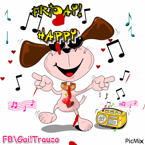 Happy Friday Dance Animated Gif neal tube