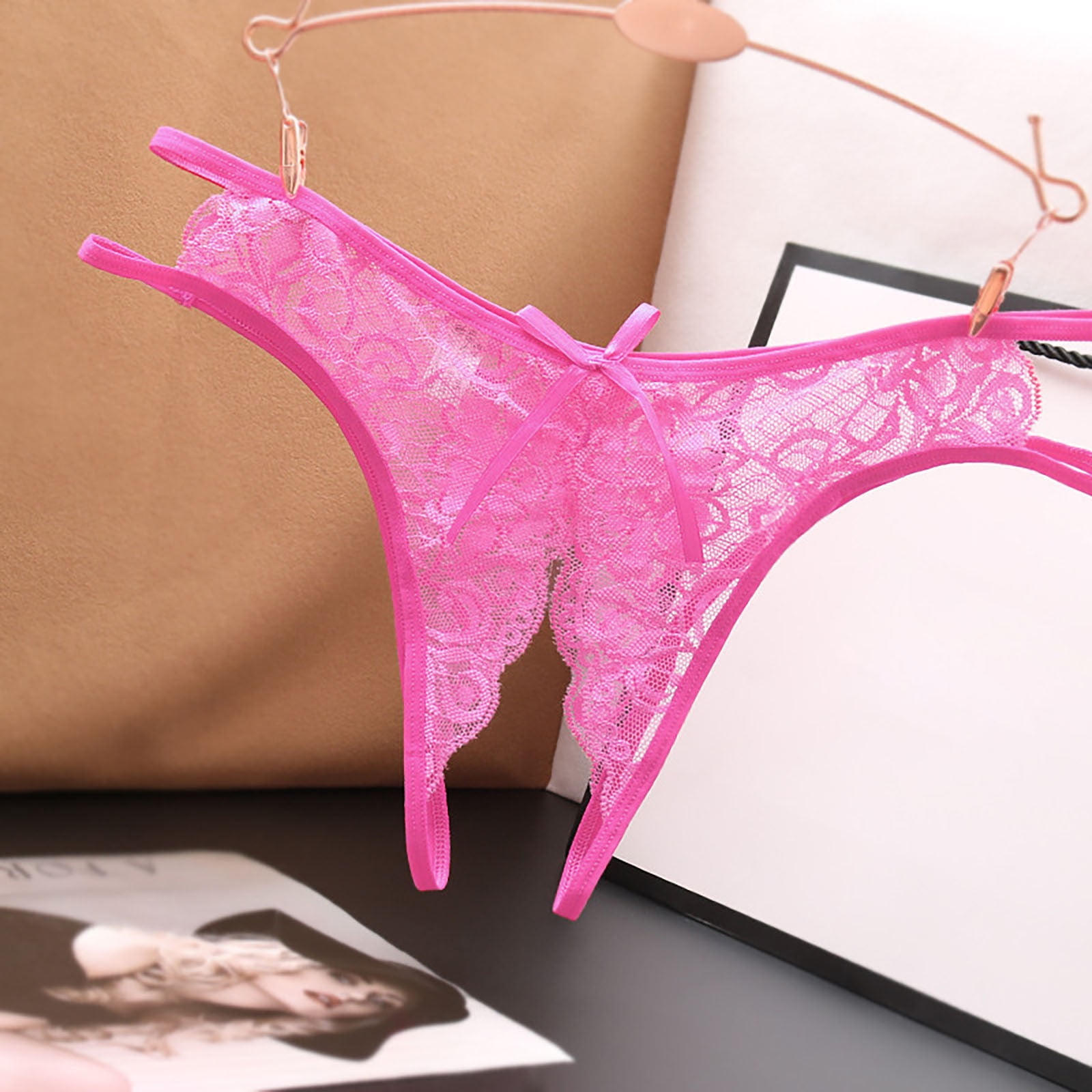 hot pink thong panties