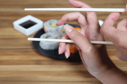 How To Use Chopsticks Gif robert mo