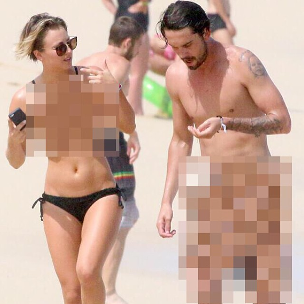 ali albalooshi recommends kaley cuoco bare ass pic