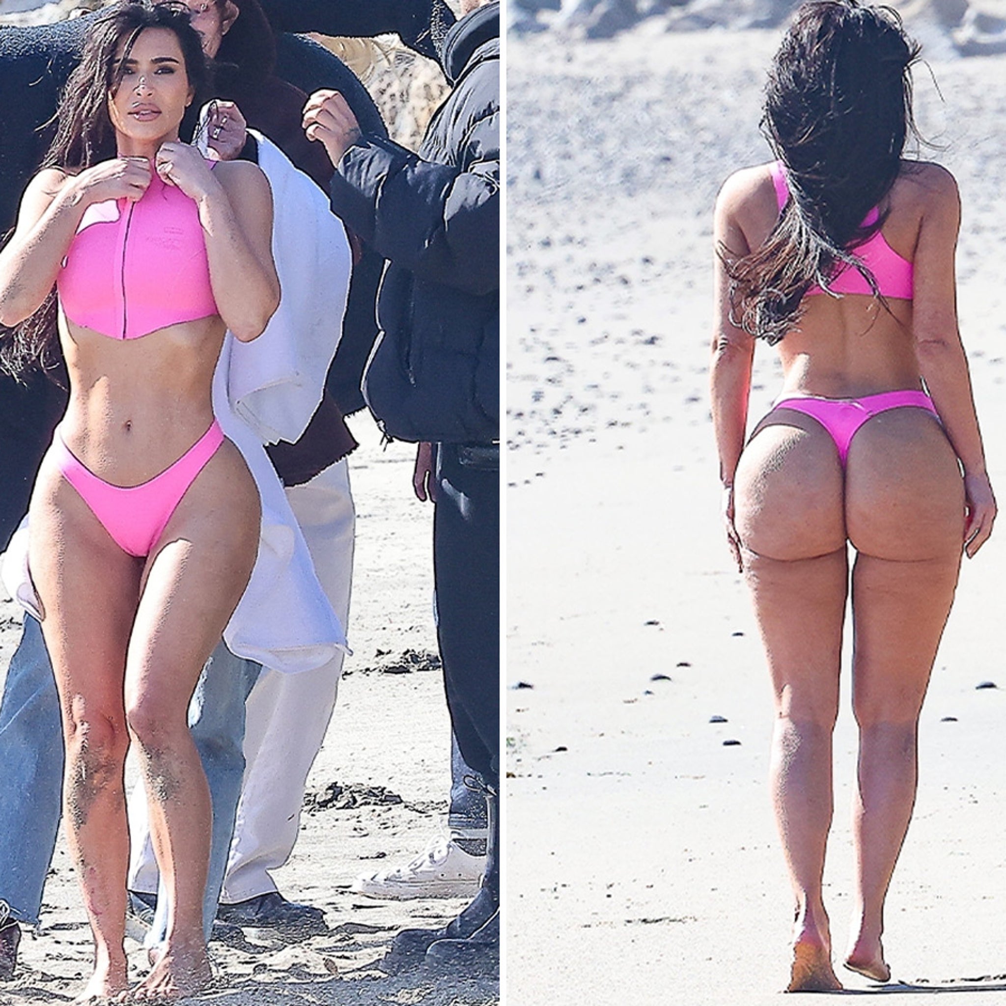 kim kardashian butt bikini