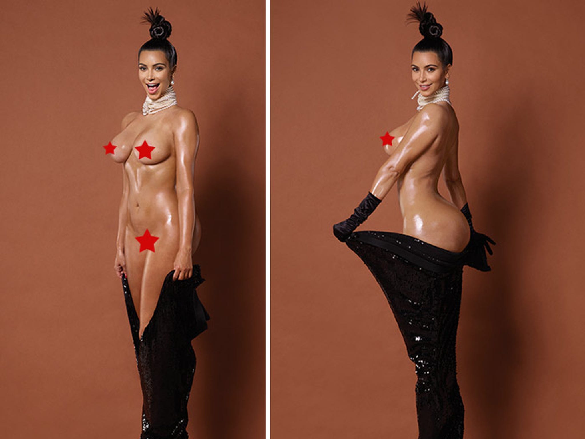 dana gaudreau recommends Kim Kardashian Naked Shoot