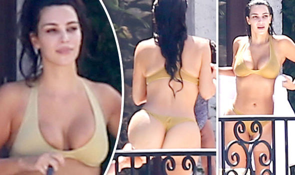 Best of Kim kardashian thong pics