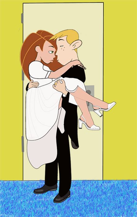 Best of Kim possible kissing ron
