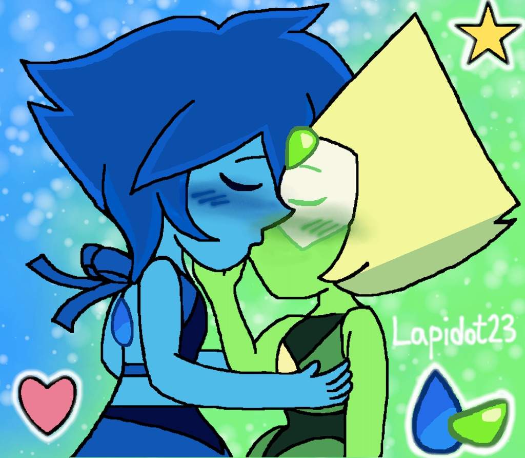 dean champ recommends lapis and peridot kiss pic