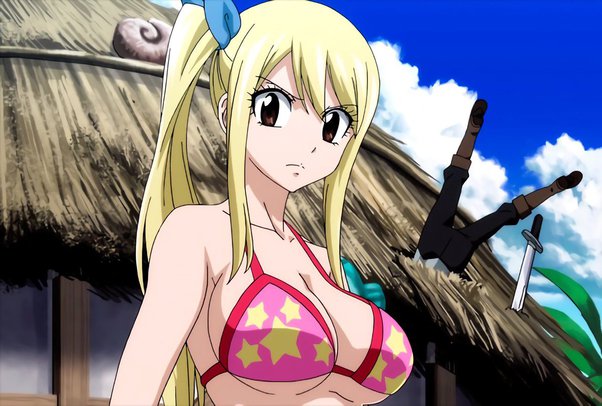 lucy fairy tail boobs