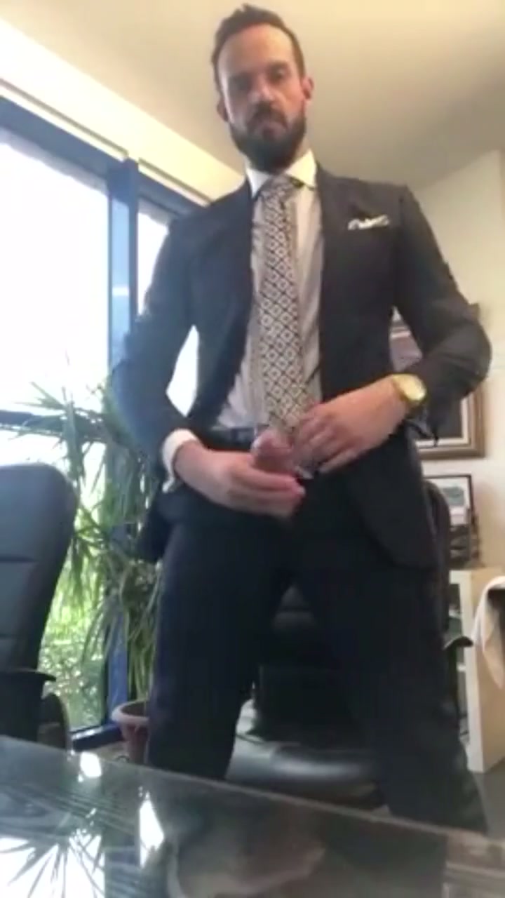 Best of Men in suits masturbating