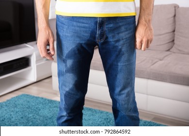 Men Peeing Their Pants massive muscle