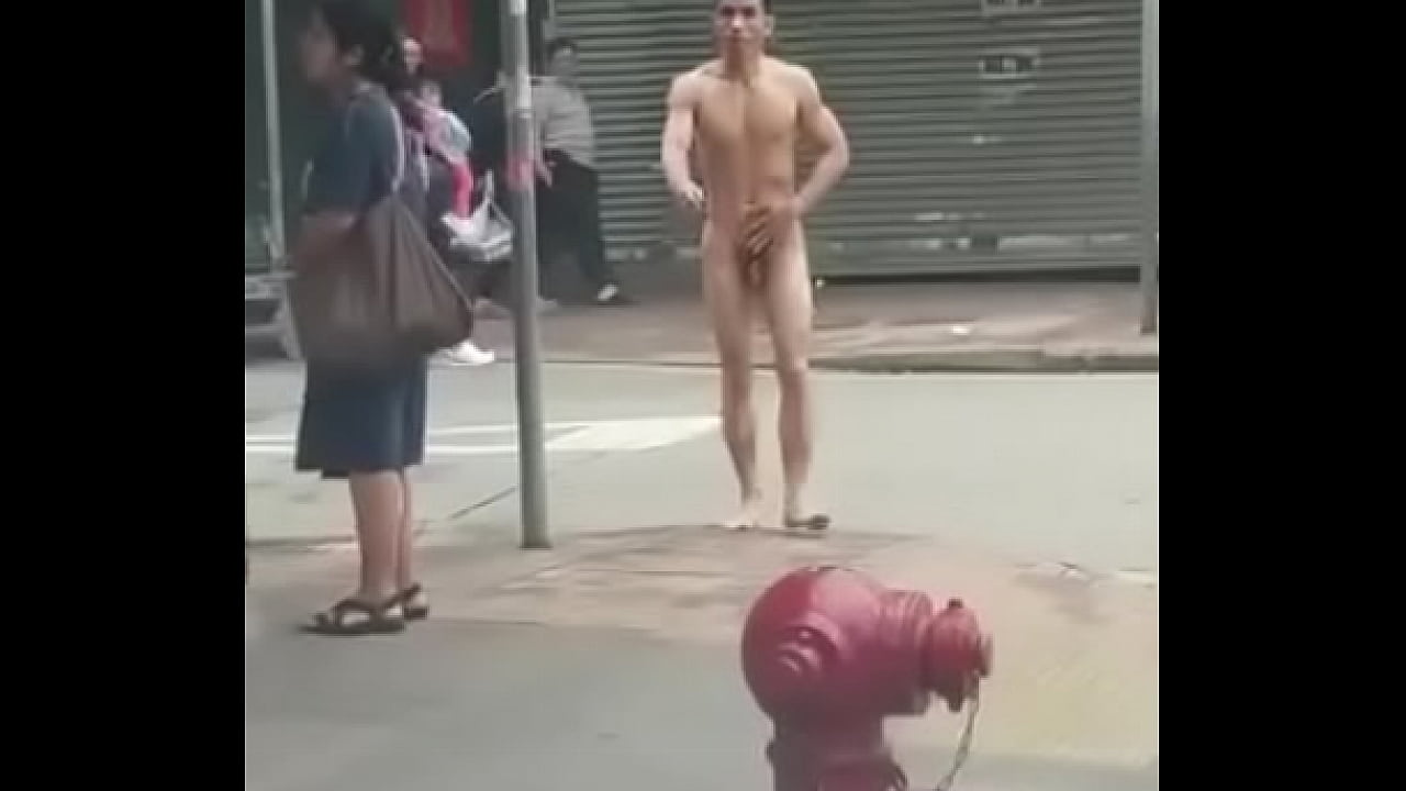men walking nude