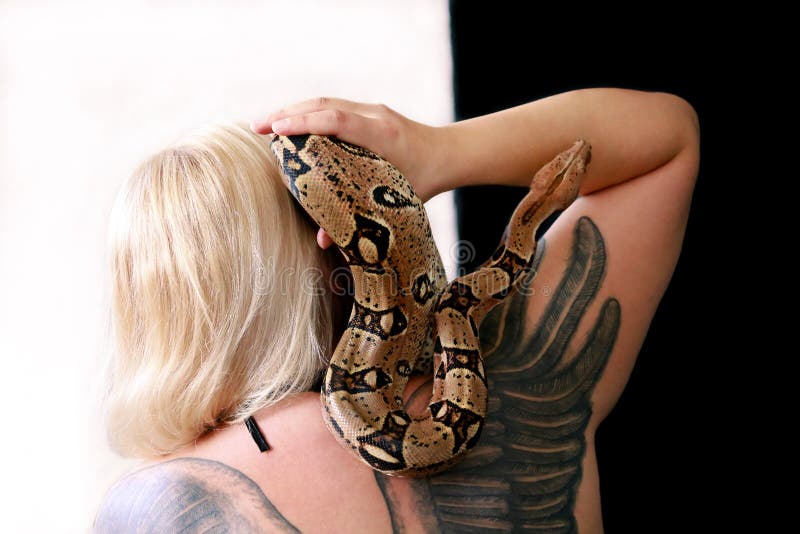 cristopher anderson share naked woman with snake photos