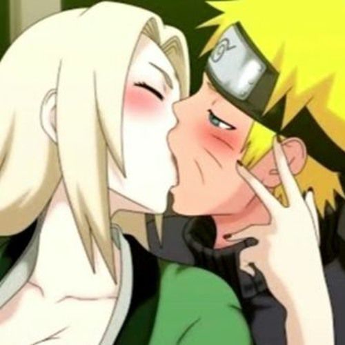 naruto and tsunade kiss