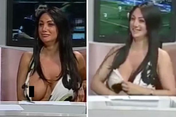 armagedda arthemesia recommends news anchors nip slip pic