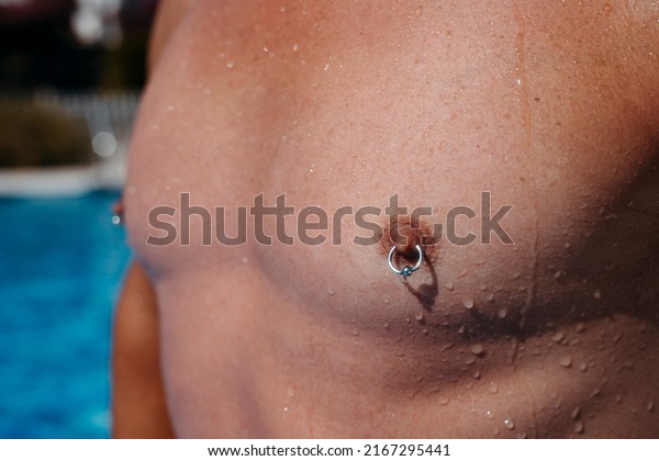 Best of Nipple piercing before and after pictures