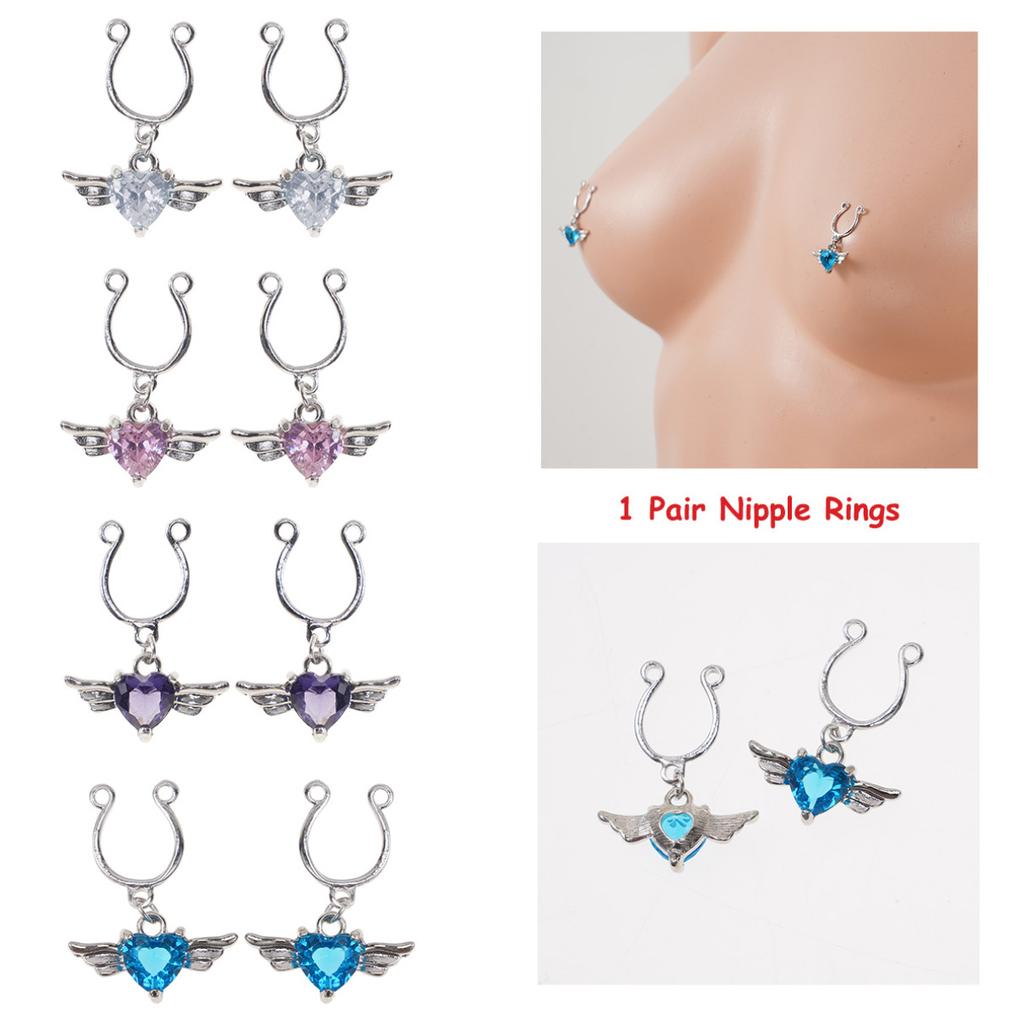 Best of Non pierced nipple ring jewellery