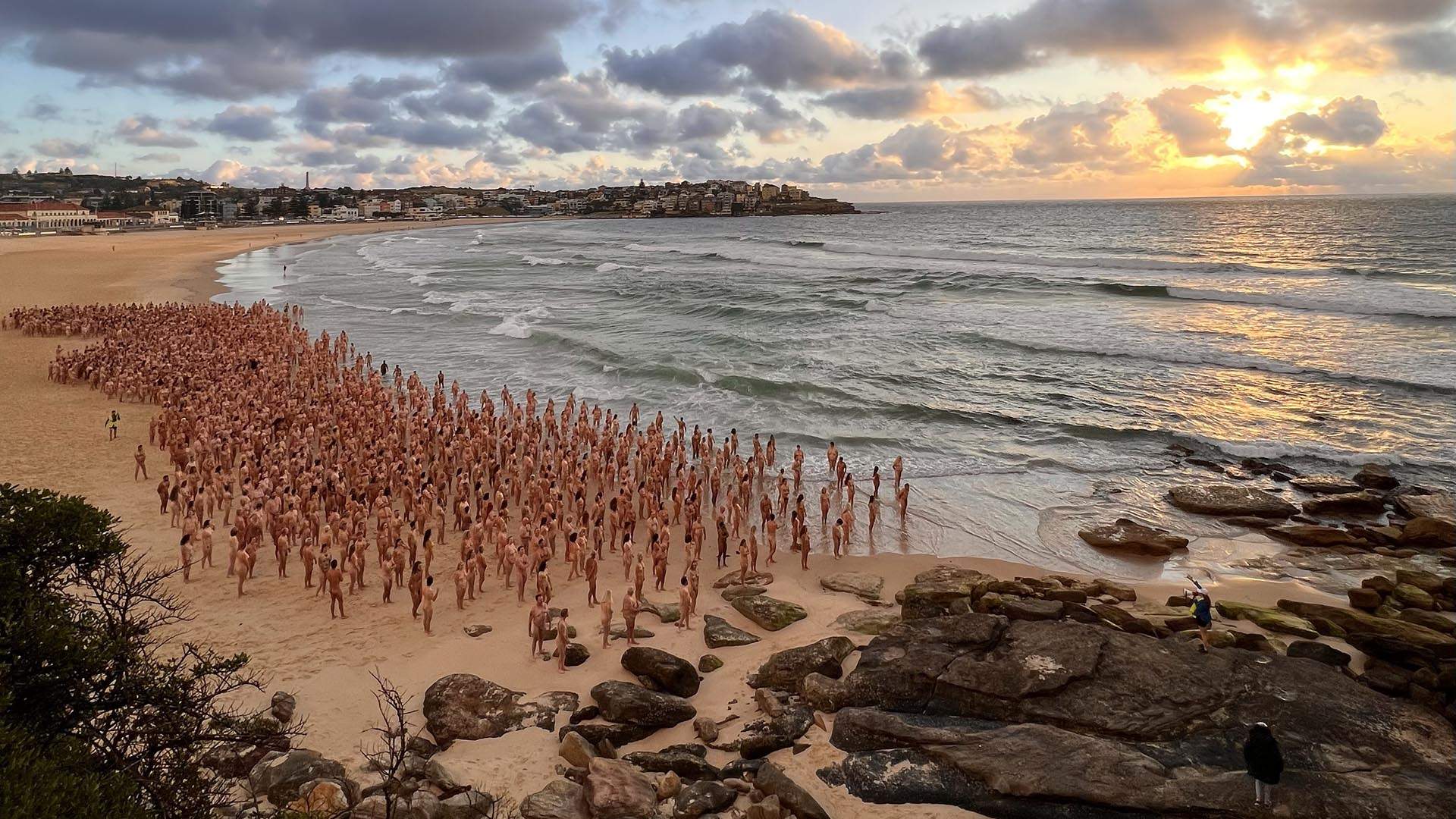 caroline bjork add nude beach show photo