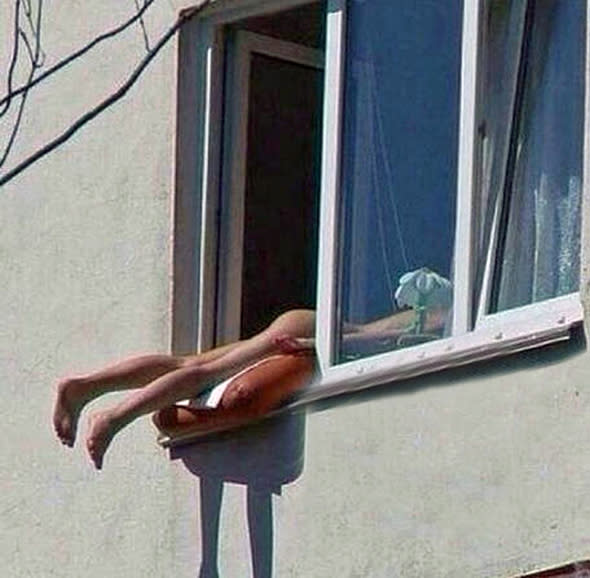 dan dearman share nude girl in window photos