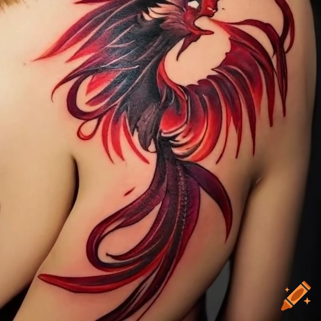 Phoenix Tattoo For Girl machine fucked