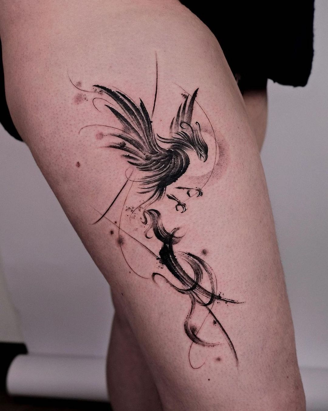 darlene withey recommends phoenix tattoo for girl pic