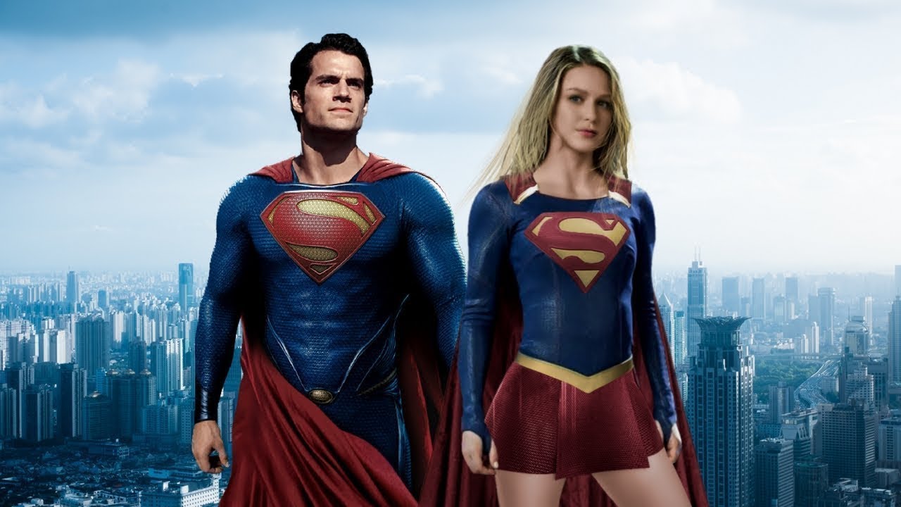 pictures of supergirl and superman