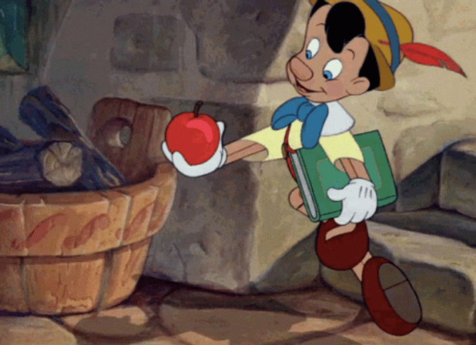 Pinocchio Long Nose Gif som kliner