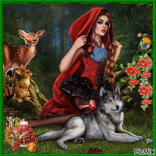 Best of Red hot riding hood wolf gif
