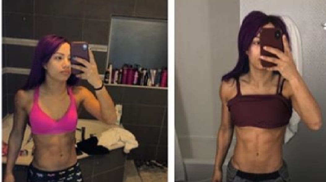 cliffton davis recommends sasha banks abs pic