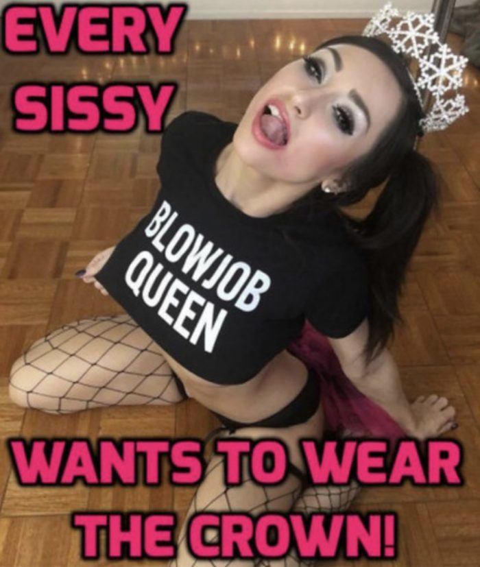 angelica taguinod recommends sissy blowjob caption pic