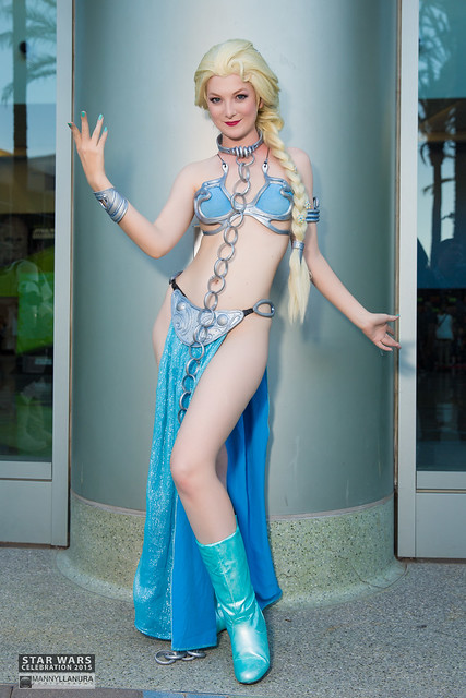 craig fell add photo slave leia elsa cosplay