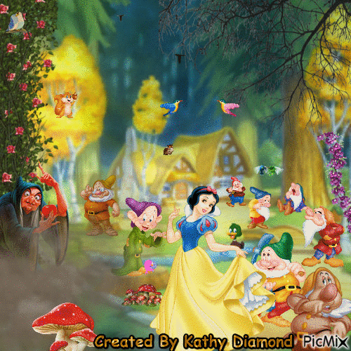 cassie windham recommends snow white and the seven dwarfs gif pic