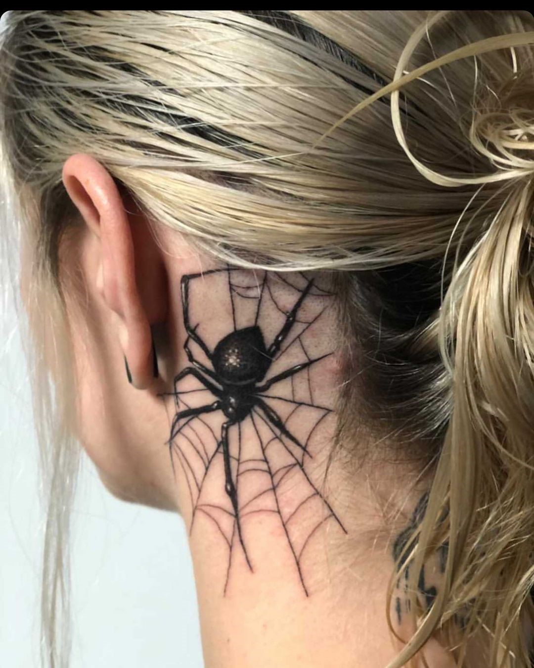 cierra dennison recommends spider web throat tattoo pic