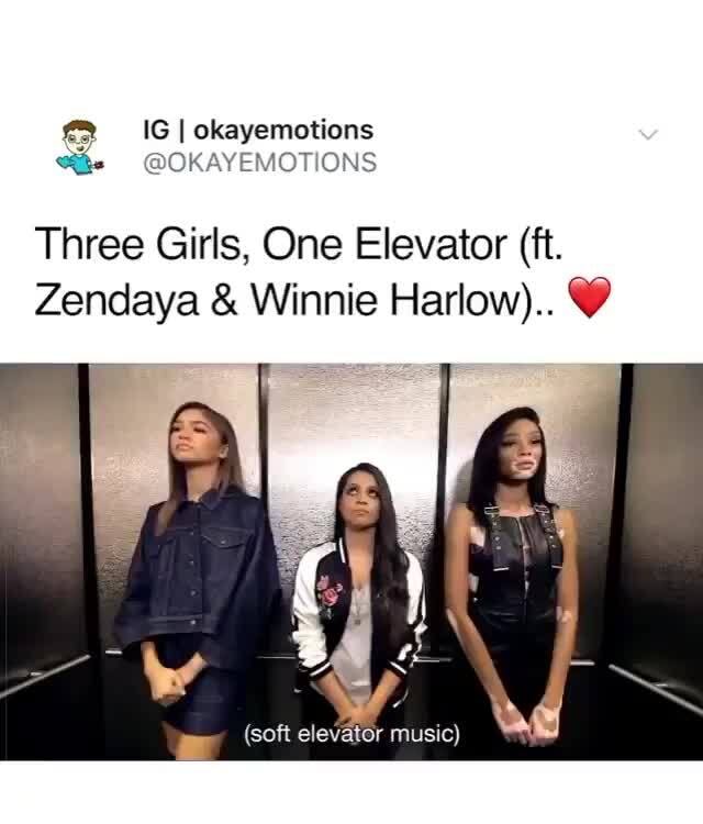 chris duino share three girls one elevator photos