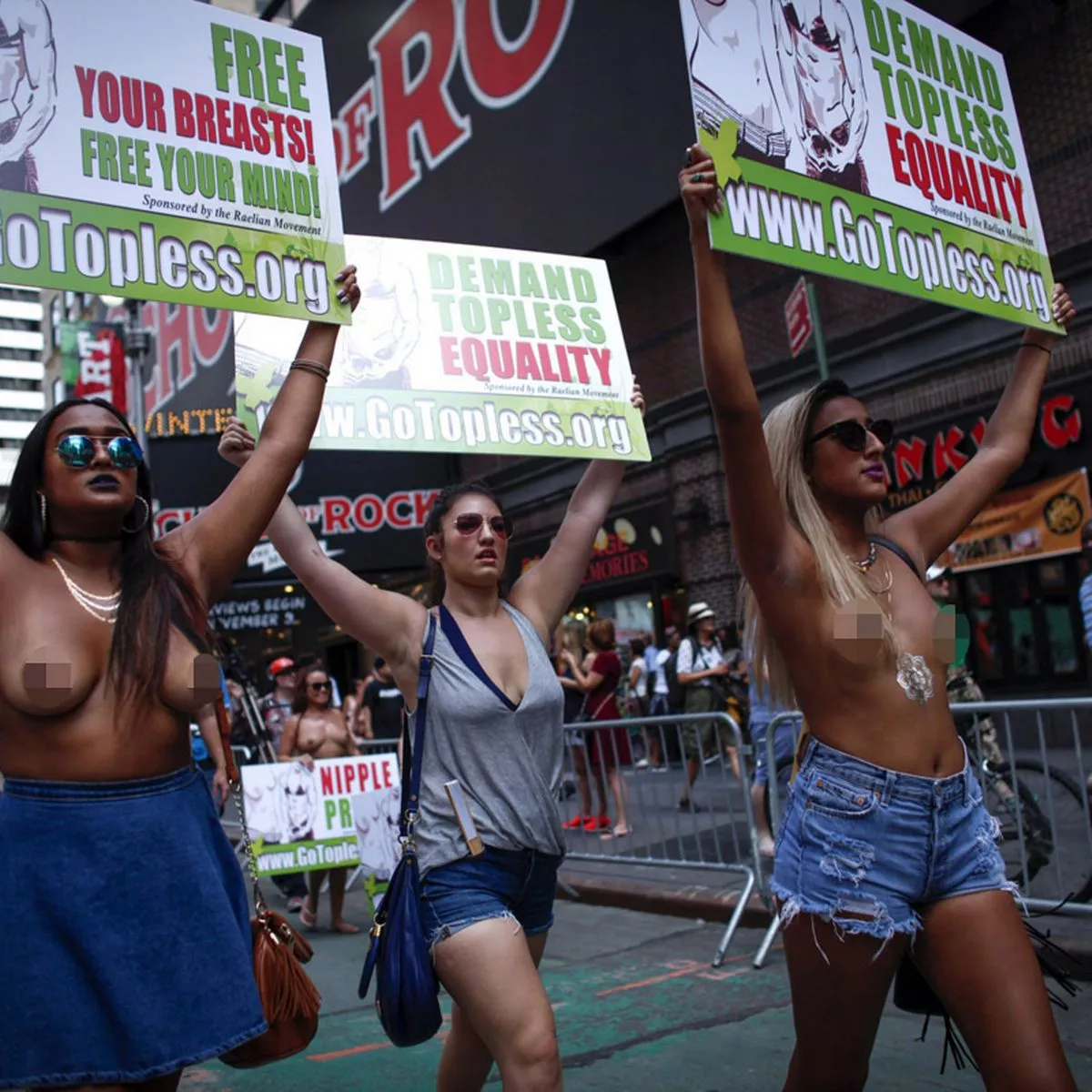 carol bushnell recommends topless women in new york pic