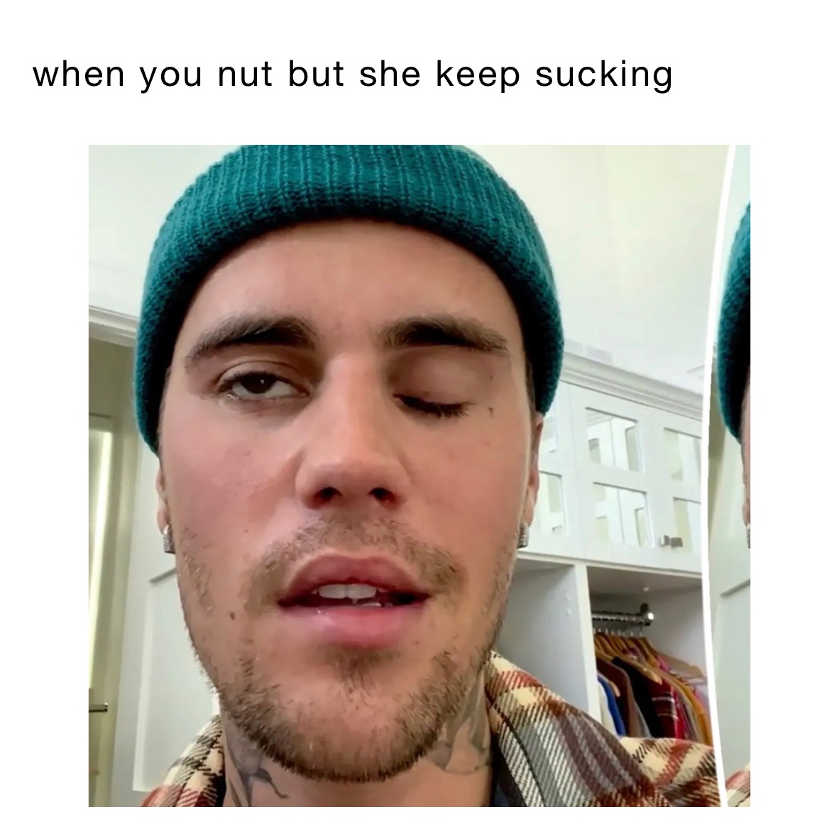 da ne add when you nut and she keeps sucking photo