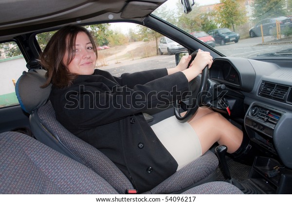 azzie mckinney add women driving in short skirts photo