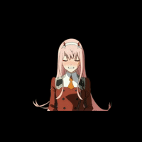 Best of Zero two jumping gif